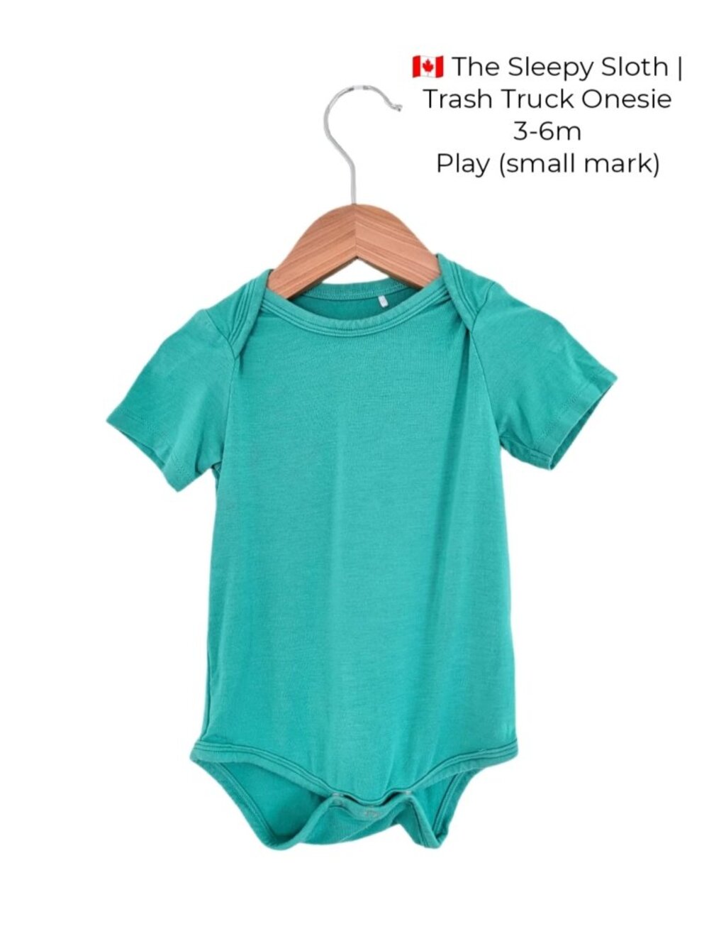 The Sleepy Sloth | Trash Truck Onesie 3-6m
